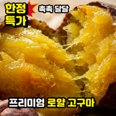 [산지직송] 촉촉달달 해남 명품 꿀고구마, 1박스, 3kg