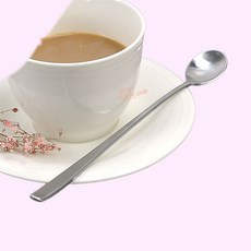 인기픽 국산 롱티스푼 티타임, 고급샤틴롱티스푼