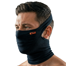 타이트엔드 M6 BLD 백리스 사계절 스포츠 마스크 목커버 롱타입, 블랙, 1개