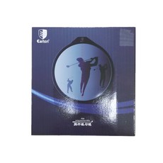 高爾夫圓形揮桿練習鏡，揮桿姿勢校正，即時視覺反饋，輕巧便攜，提升揮桿穩定性，耐用材質, 黑色, 1個