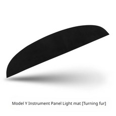 모델 Y 3/3 하이랜드 2019 2024 플란넬 대시 보드 매트 커버 자외선 차단 매트 보호 패드 액세서리, MY suede
