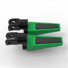 오토바이 조절 풋 페그 페달 전면 발받침, 4. Tyle 1 Green, 기본