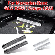 벤츠 GLC X253 쿠페 C253 GLC300 GLC220 GLC250 GLC350 뒷좌석 AC 콘센트 에어 벤트 커버 호환, X253 C253 블랙