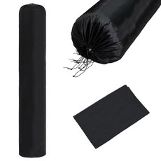 SynHHergyx 러그 보관 가방 튼튼함 방수 드로스트링 블랙 (233.8 x 50.8cm(92 x 20, SynHHergyx 러그 보관 가방, 튼튼함, 방수,, 1개, 1개입