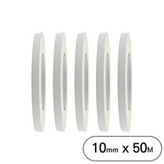 아트위브 대용량 종이 마스킹 테이프 아이보리 10mm (50M), 5개