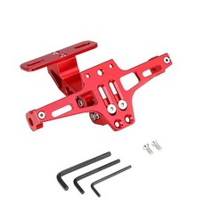 조정 오토바이 라이센스 번호판 브래킷 후방 방향 지시등 거치대 알루미늄 펜더 제거 키트, 3. A1