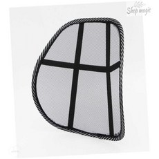 pick 자동차허리쿠션 자동차허리받침 메쉬 차량등받이쿠션