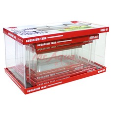 P老闆水族 小魚缸 玻璃魚缸 ㄇ型缸 - 水族先生直角ㄇ型魚缸 (31/35/40/45/60公分), 1個, ㄇ型缸31×18×20cm-4mm可超商