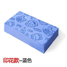 【台灣出貨】新款卡通洗澡海綿/搓泥神器/成人幼兒搓澡神奇海綿/搓澡神器/寶寶洗澡海綿/魔術搓澡海綿/沐浴棉/洗澡棉/搓, 1個, 藍色