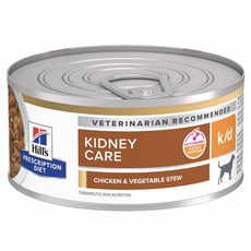【Hills 希爾思處方】狗 k/d 腎臟病護理 雞肉燉蔬菜 5.5oz/156g 狗罐, 1個, K/D【12罐】, 156g, Kidney Care
