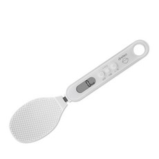 【平安】日本DRETEC 健康定量飯杓型電子秤 PS-033WT 飯匙 卡路里 - 精準測量，健康飲食, 白色, 300g