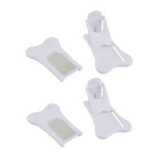 피유스 미닫이문 잠금장치, 혼합색상, 4개