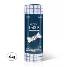 세이브 한장씩 빨아쓰는 주방 롤행주 바이올렛 245 x 300mm, 4개, 35개입