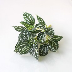 嘉義出貨 仿真植物 假綠植 龜背芋 綠蘿 植物牆配件 草坪植物牆配飾 仿真植物牆配材 壁掛草 仿真草坪綠植牆 柵欄裝飾品, 11叉白冷水, 1個