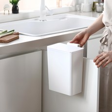 JOE&LEAH 掛式廚餘垃圾桶, 象牙白