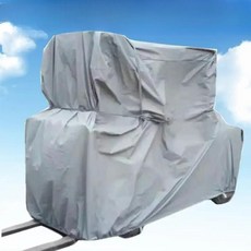 지게차 방수커버 덮개 가림막 캐노피 방풍 차양, 04.회색 방진 풀커버