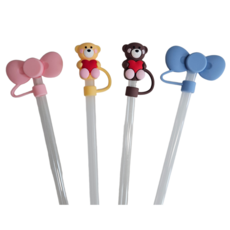 탐나지오 스탠리 스타벅스 호환 실리콘 빨대 마개 텀꾸 캡 스토퍼, 4개, D