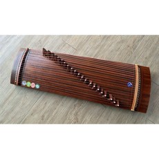 雅典樂器世界 極品21弦古箏，演奏型旅行箏，100公分素面箏，方便攜帶，音色優美, 1個, Brown