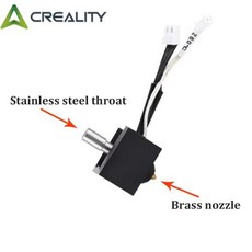 Creality Ender 3 V3 SE 핫엔드 키트 티타늄 합금 스로트 바이메탈 히트브레이크 24V 40W J-헤드 Ender-3 V3 SE 히팅 블록 키트, 5)V3 SE Hotend