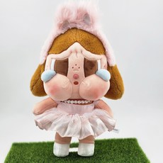 (정품) 팝마트 더 크라이 베이비 샤이니 샤이니 시리즈 - 핑크 30cm 대형 사이즈 인형 피규어 아트피스 인테리어, 1개