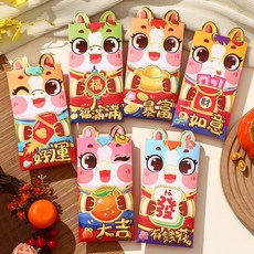 立體造型紅包 卡通新年利是封, 1個, 耳朵21-52大,6個一包