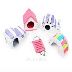 햄스터용 집꾸미기 장난감 햄스터집, 그네 핑크