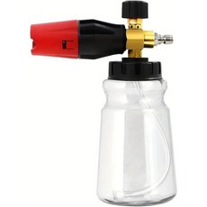 폼 스프레이어 33.8온스 세차 - 60° 광각 스프레이 스노우 건 압력 세척기용 휴대용 병 포함 A, 1