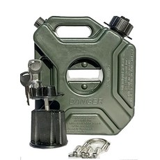 보조 연료통 오토바이 등유통 여행용 휘발유 기름탱크 3L 예비 저장탱크 빨간색, 3L 빨간색방범 지지대