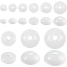 TOAOB 90pcs 세이프티 즈 9mm에서 30mm 플라스틱 싱커 디자인 세탁기로 안전 눈과 코 액세서리 세탁기를 지원합니다, 90