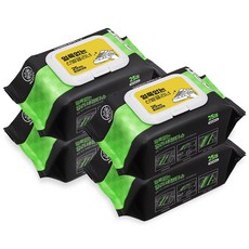 얼룩없는 운동화 크리너 신발 클린티슈 세탁 25매입, 4개, 205g