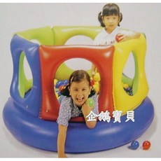@企鵝寶貝@ 城堡造型兒童充氣球屋/球池 // 遊戲池 不含彩球賣場-635, 1個, Multicolor