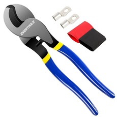 에버툴스 하이레버리지 케이블 커터 알루미늄 클린 수공구 케이블용 연질 와이어 구리 통신 10인치 전기 작업용