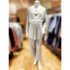 마더피아 와코루 산전 산후 수유겸용 실내복 상하 세트RTO1000RBO1000BGY 2833156