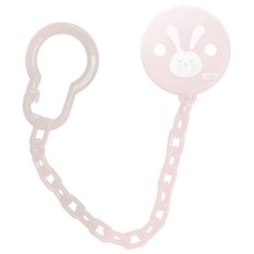 DOS 노리개 젖꼭지 걸이 수유용품, 핑크래빗, 1개