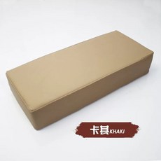 벤치 방석 긴의자 푹신한 120cm 베이지색 카페 100 100x50x5c 사각 옷감 패드, 1개, S. 카키