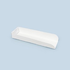 제이팩토리 소떡 종이 받침 20cm 접이식 화이트 닭꼬치트레이 소, 1세트, 500개