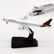 비스타라 항공 에어버스 A321neo VT-TVA 항공기 모형 JC Wings 1:400, 자동차포함, 11.13*8.52*2.94, 10개