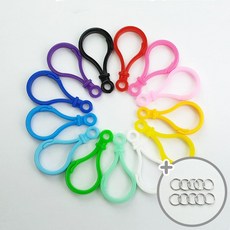 말랑비즈 펄러 가방고리 1set 15개 펄러비즈 젤리비즈 컬러비즈 유아비즈