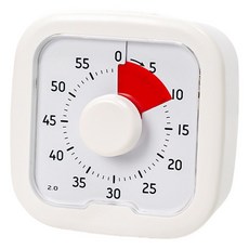 라온텐 무소음 뽀모도로 타이머, 1개, 화이트