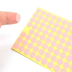 레트로스티커 미술스티커 스티커용지 다꾸용품 도트스티커 원형 112p, 1개, 녹색
