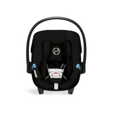 로드 레그 베이스가 있는 CYBEX 아톤 G2 유아용 카시트 - 문 블랙