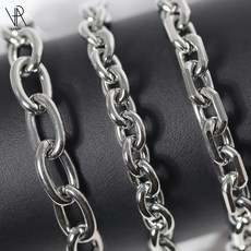 VARAM 써지컬스틸 무변색 볼드 체인팔찌 3종