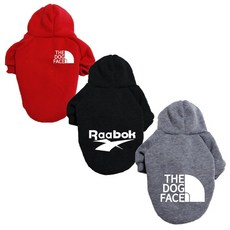 애견 기모 후드 티셔츠 강아지 고양이 강아지티, BIG DF  그레이-S