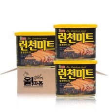 롯데햄 런천미트, 340g, 3개
