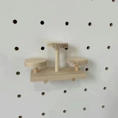 洞洞板置物架 木製收納層架, 手辦架-20cm, 1個