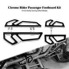 할리 투어링 FLHR 스트리트 일렉트라 글라이드 소프테일 FL 팻 보이 오토바이 운전자 조수석 마루판 전면, 02 Footboard Set B