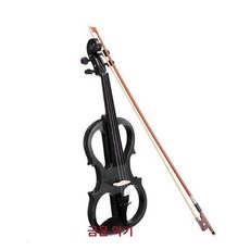 블루투스 전자 바이올린 현악기 취미 연습용 연주용, 1개, 국산 모델A 블랙, 기본 모델명/품번