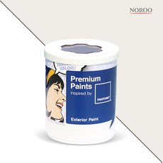노루페인트 팬톤 실외 벽면 저광 페인트, 11-0602 Snow white (저광), 1L, 1개