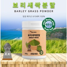 제주보리새싹분말200g 보리새싹분말 제주산보리싹 첨가물NO보리새싹100%, 1개