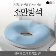 실버리 치질 임산부 꼬리뼈 회음부 허리디스크 도넛 방석, 스카이, 1개 스카이, 1개